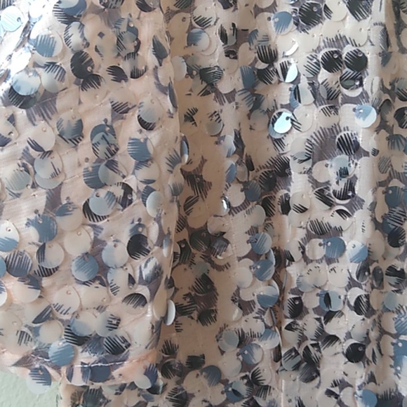 Zara Dress Peach and black - Picture 4 of 7